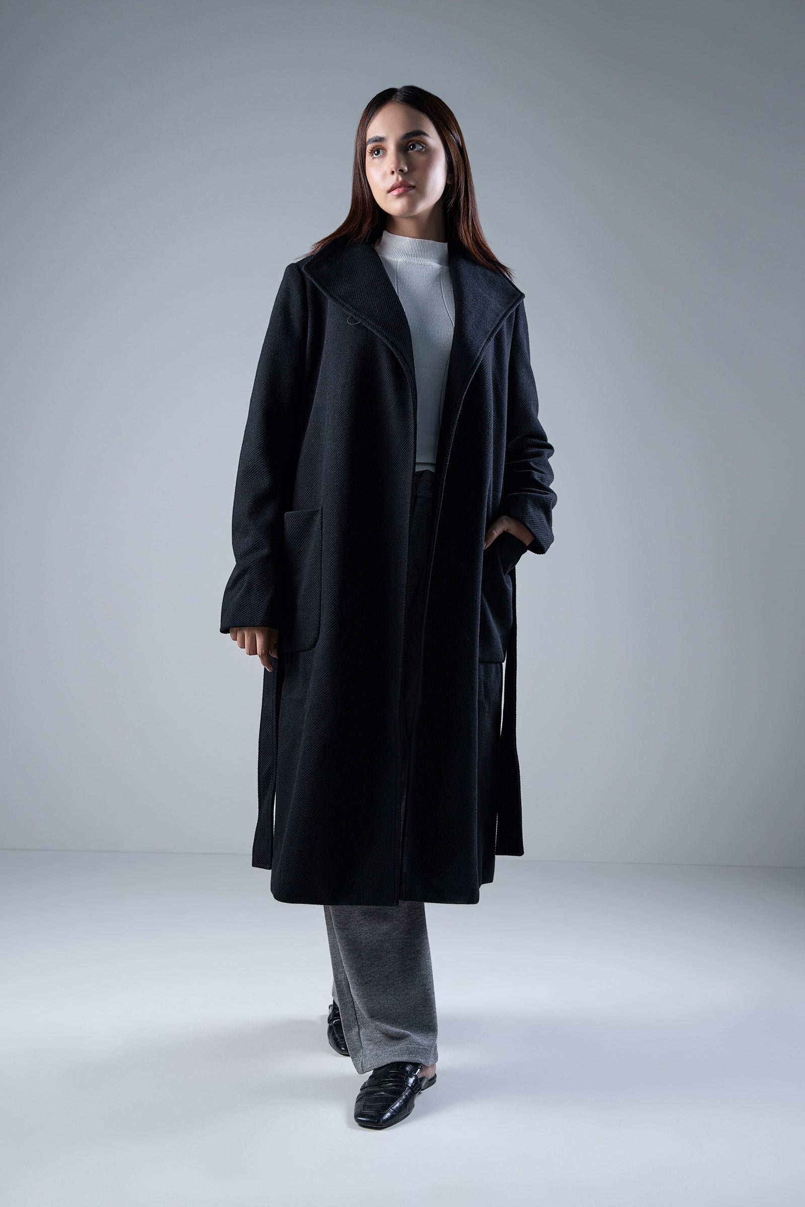 High Collar Coat