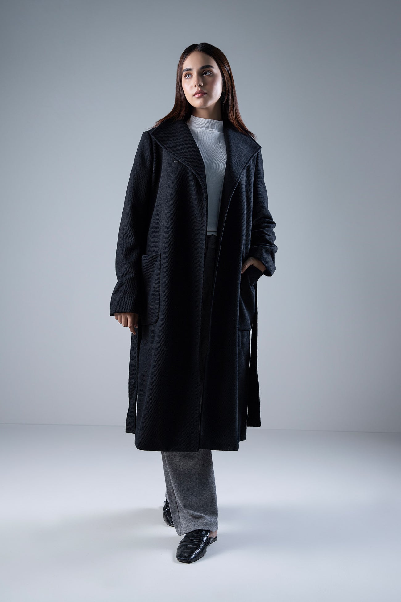 High Collar Coat