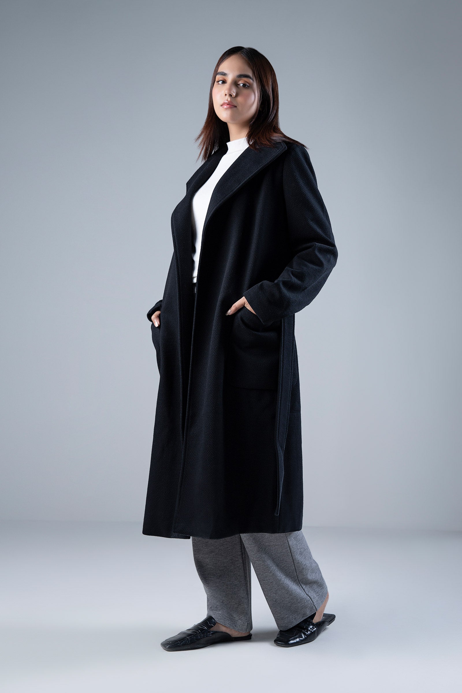 High Collar Coat