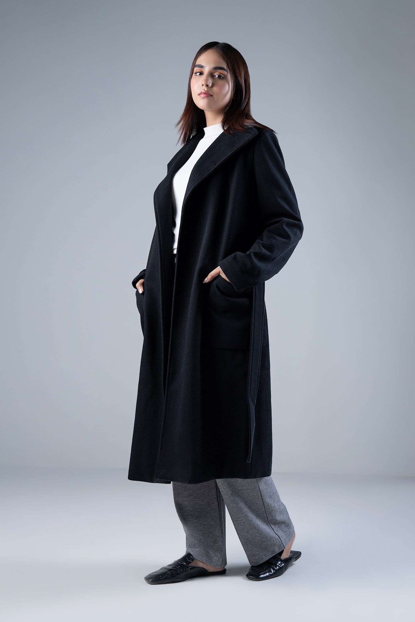 High Collar Coat