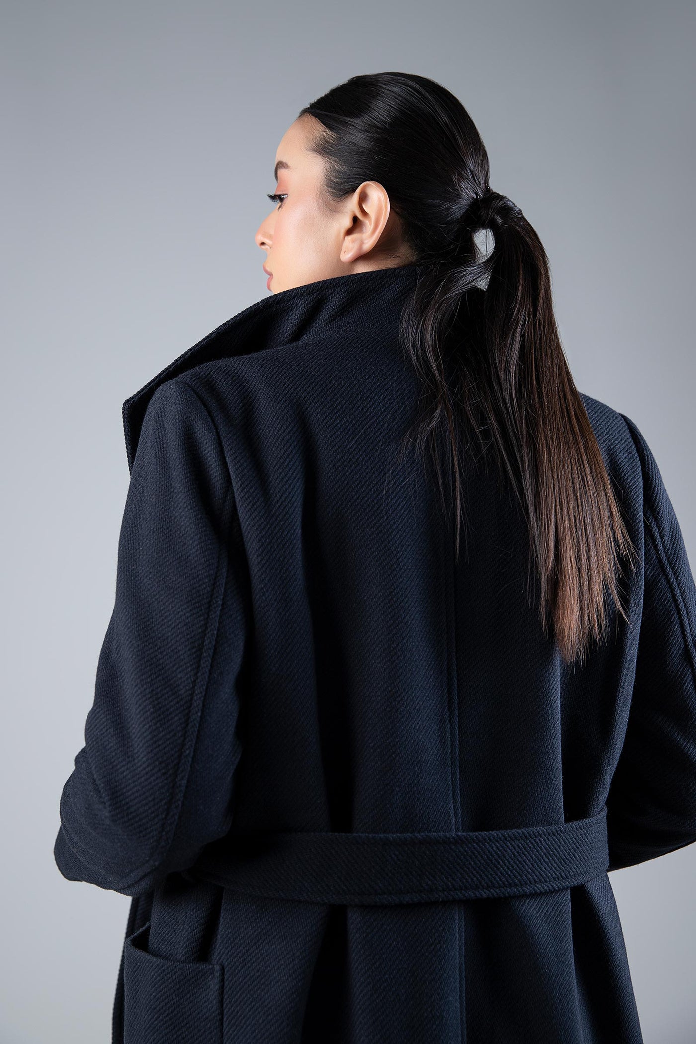 High Collar Coat