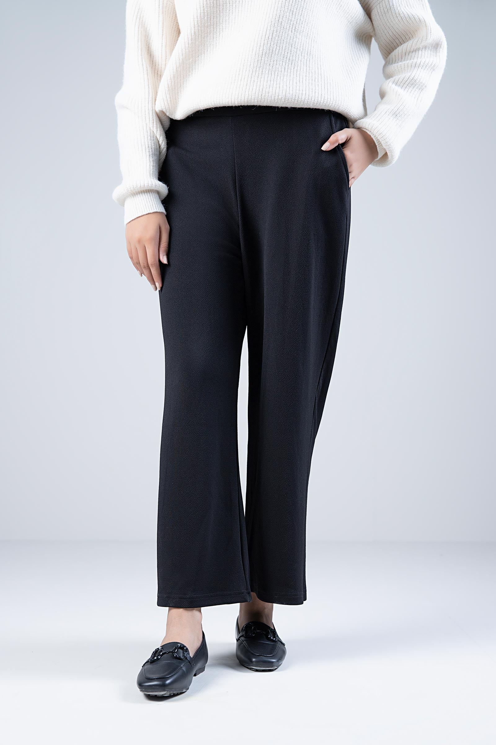 Cropped Wide Leg Pants