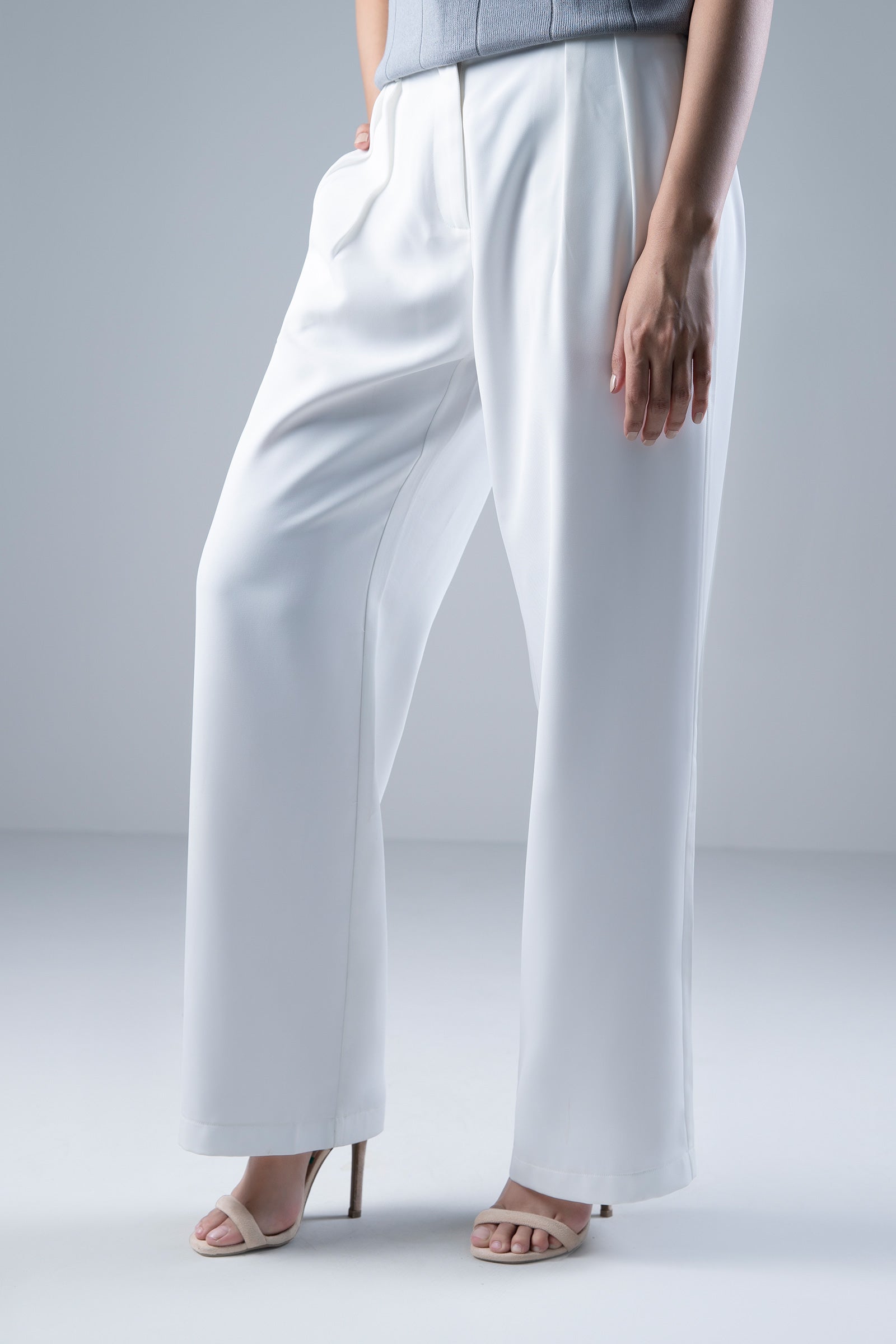 Wide Leg Tailored Pants