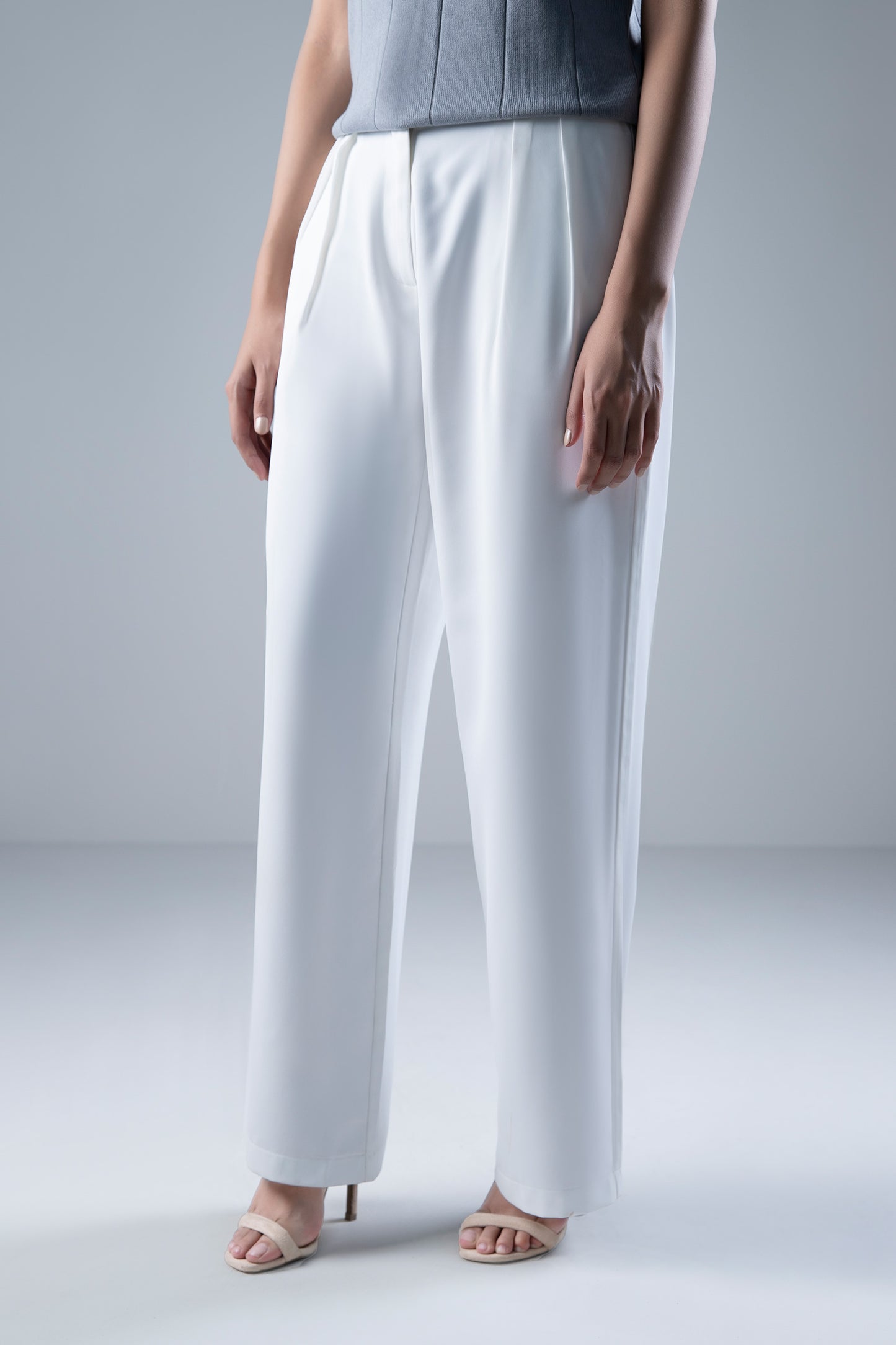 Wide Leg Tailored Pants