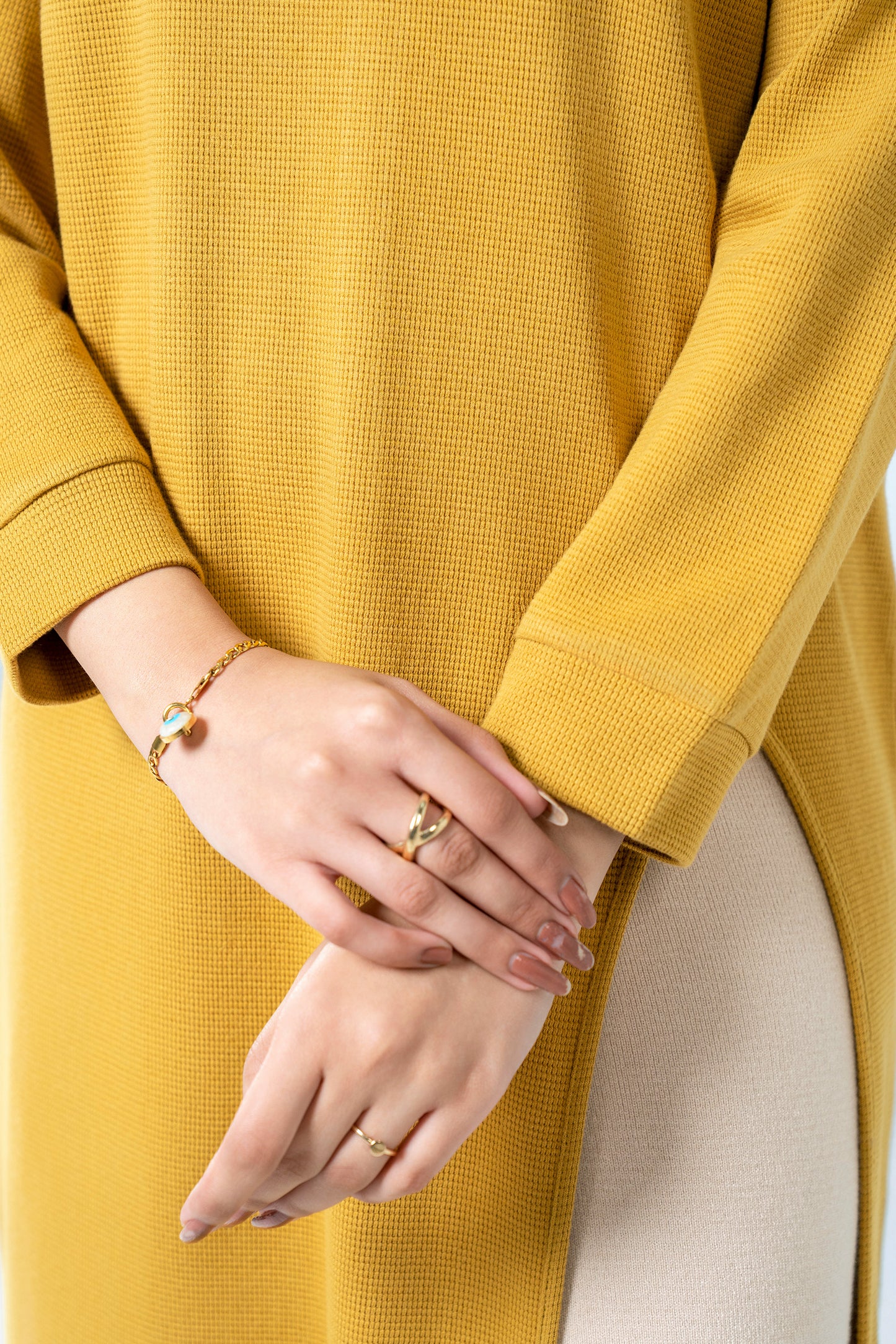 Relaxed Waffle Knit Dress