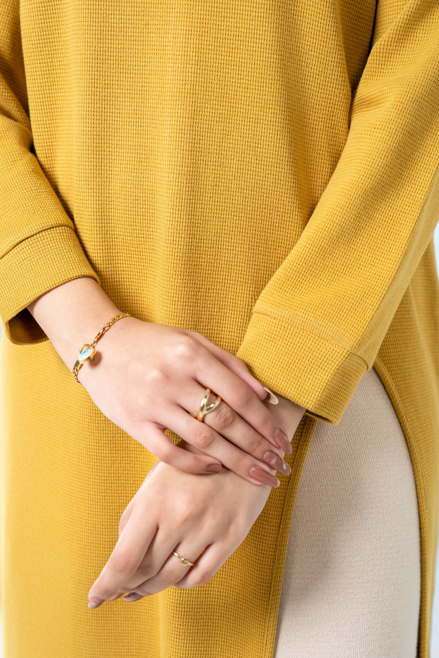 Relaxed Waffle Knit Dress