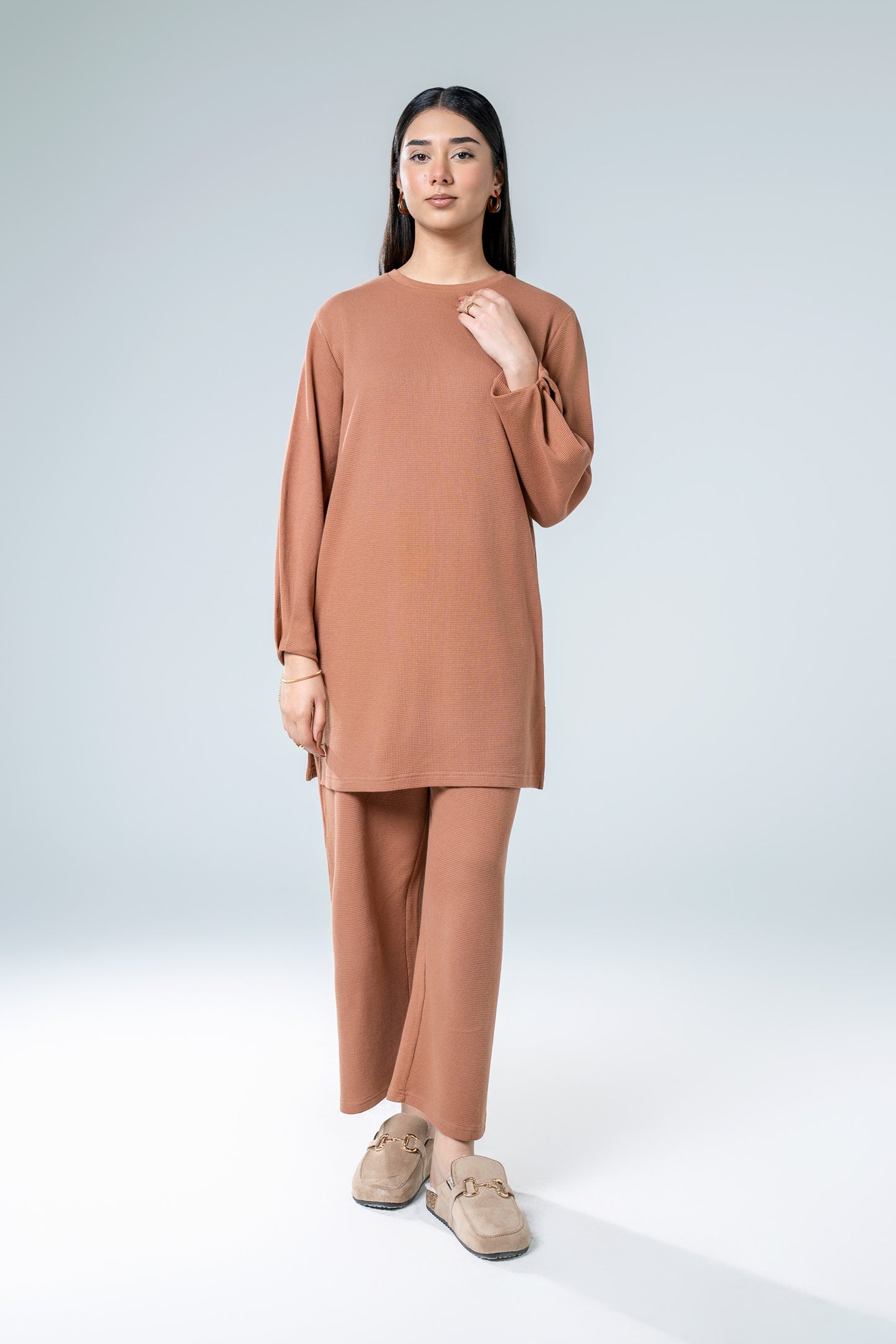 Waffle Knitted Co-Ord Set