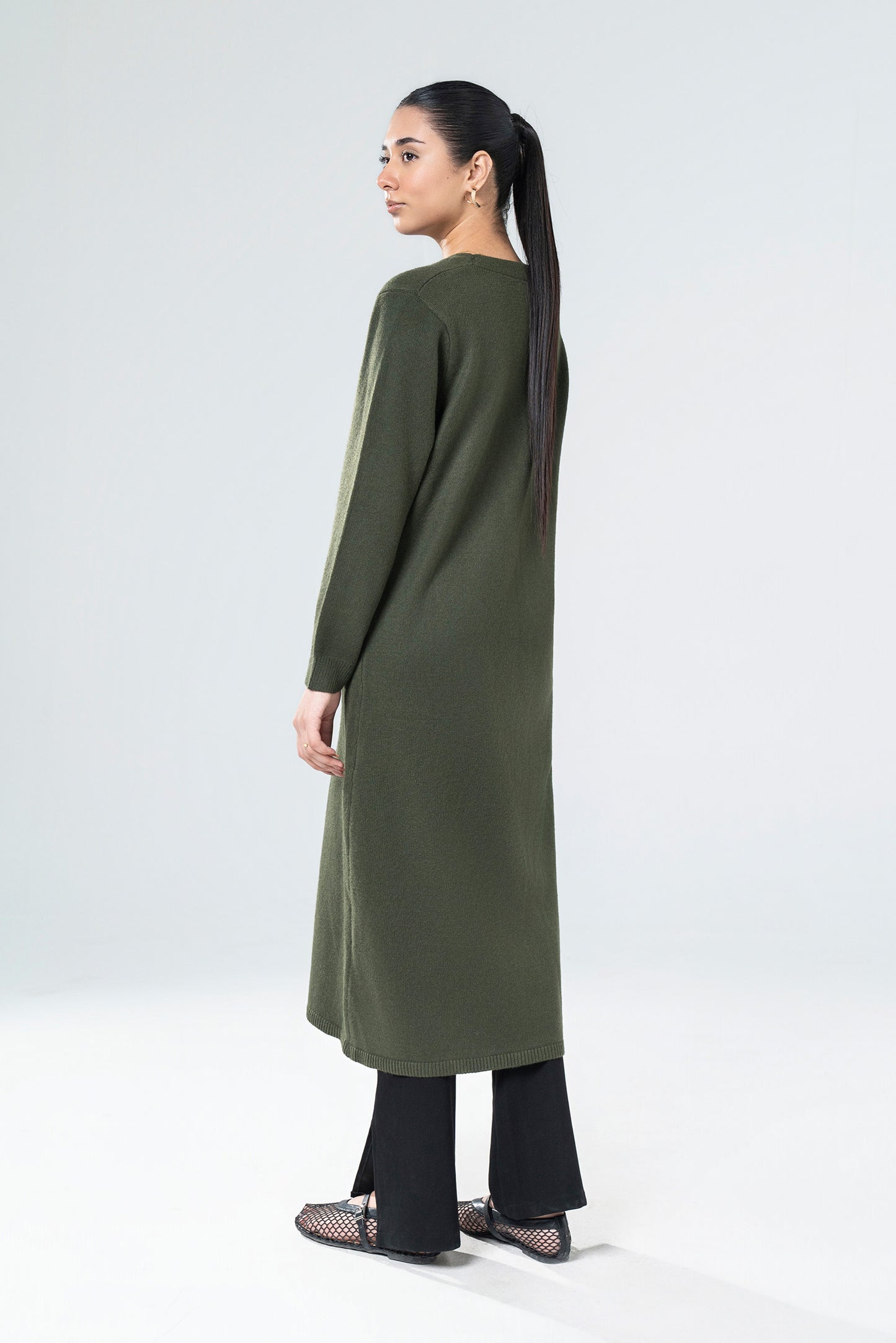 Oversized Button-Down Cardigan