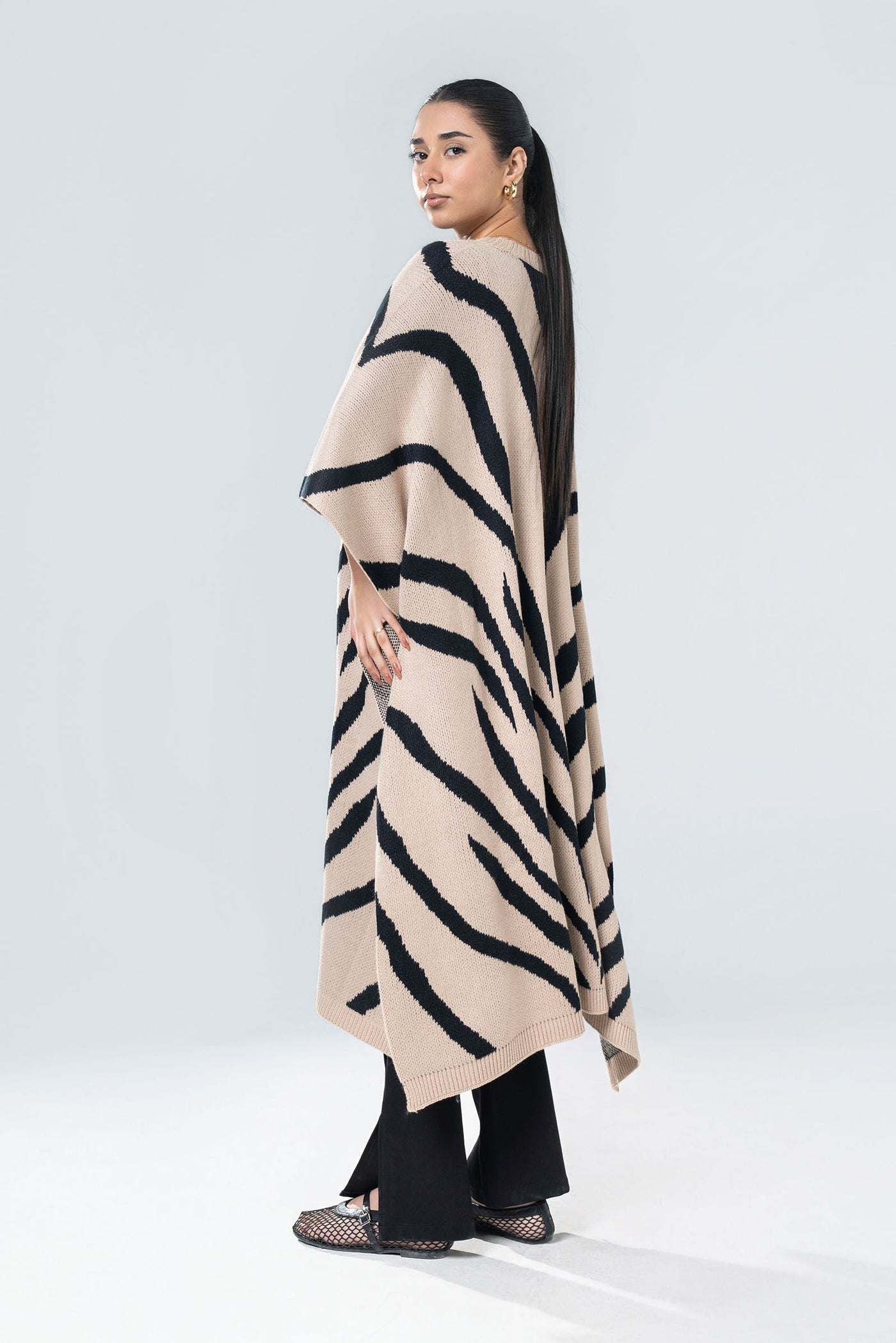 Printed Knit Sweater