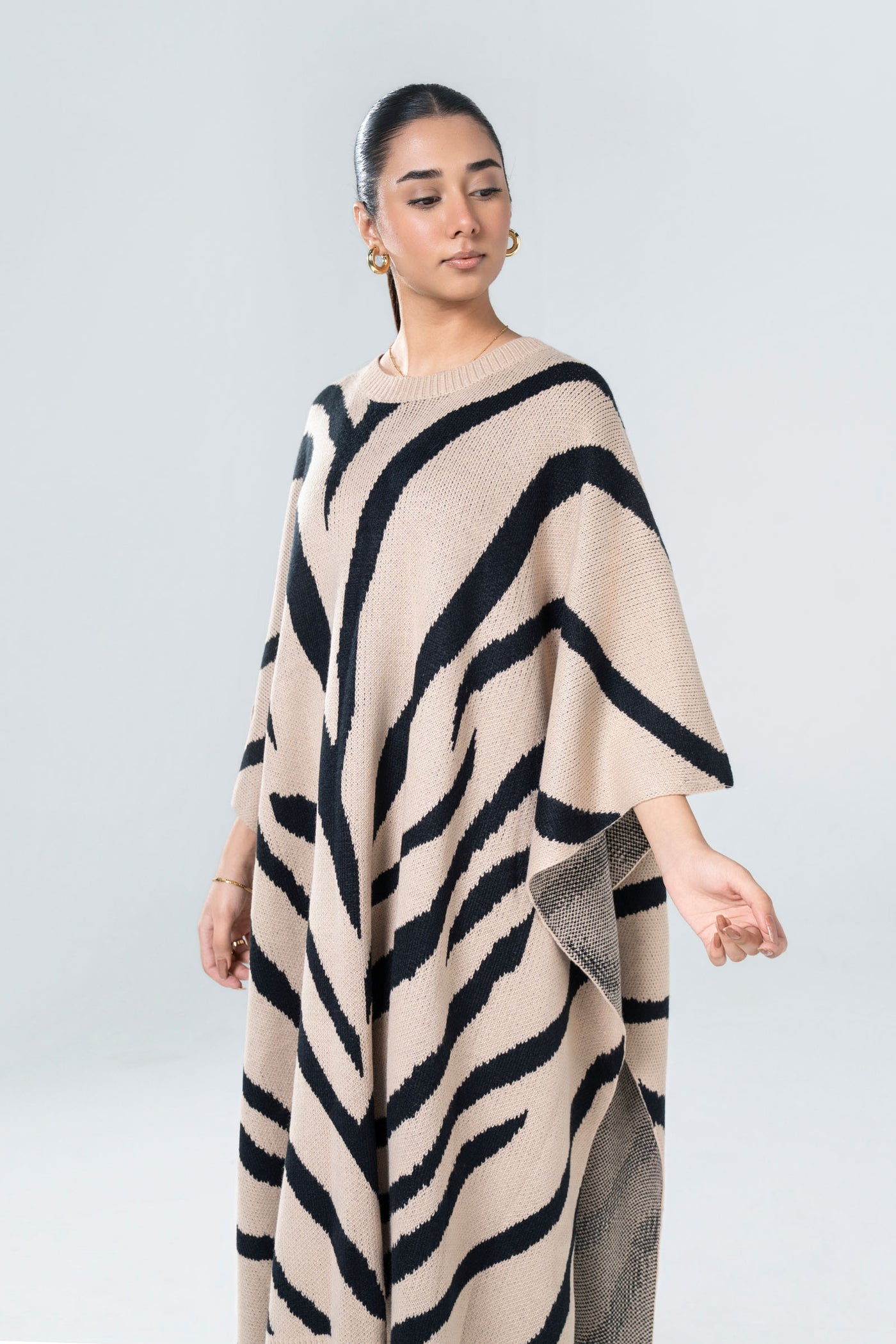 Printed Knit Sweater