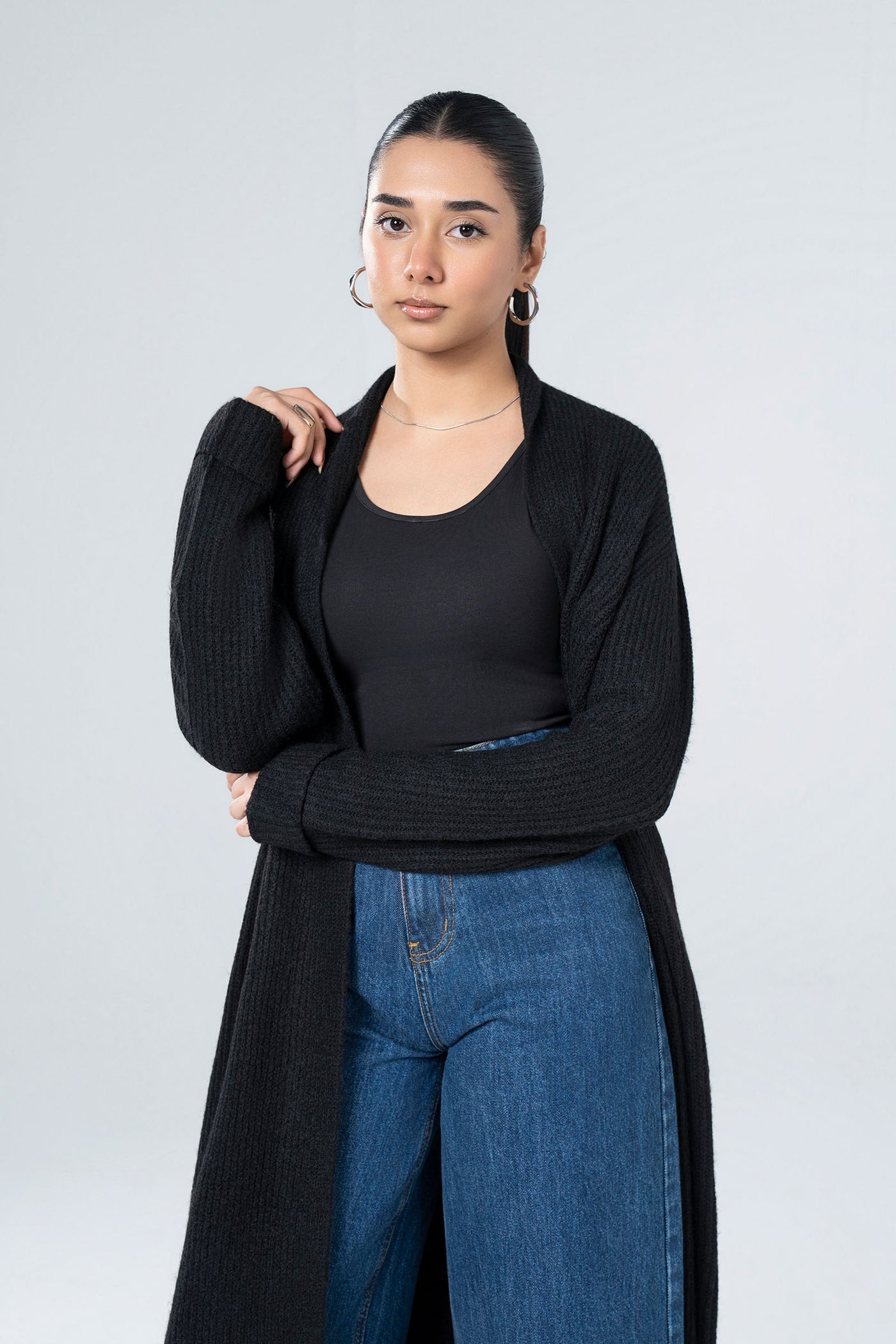 Relaxed Long Cardigan