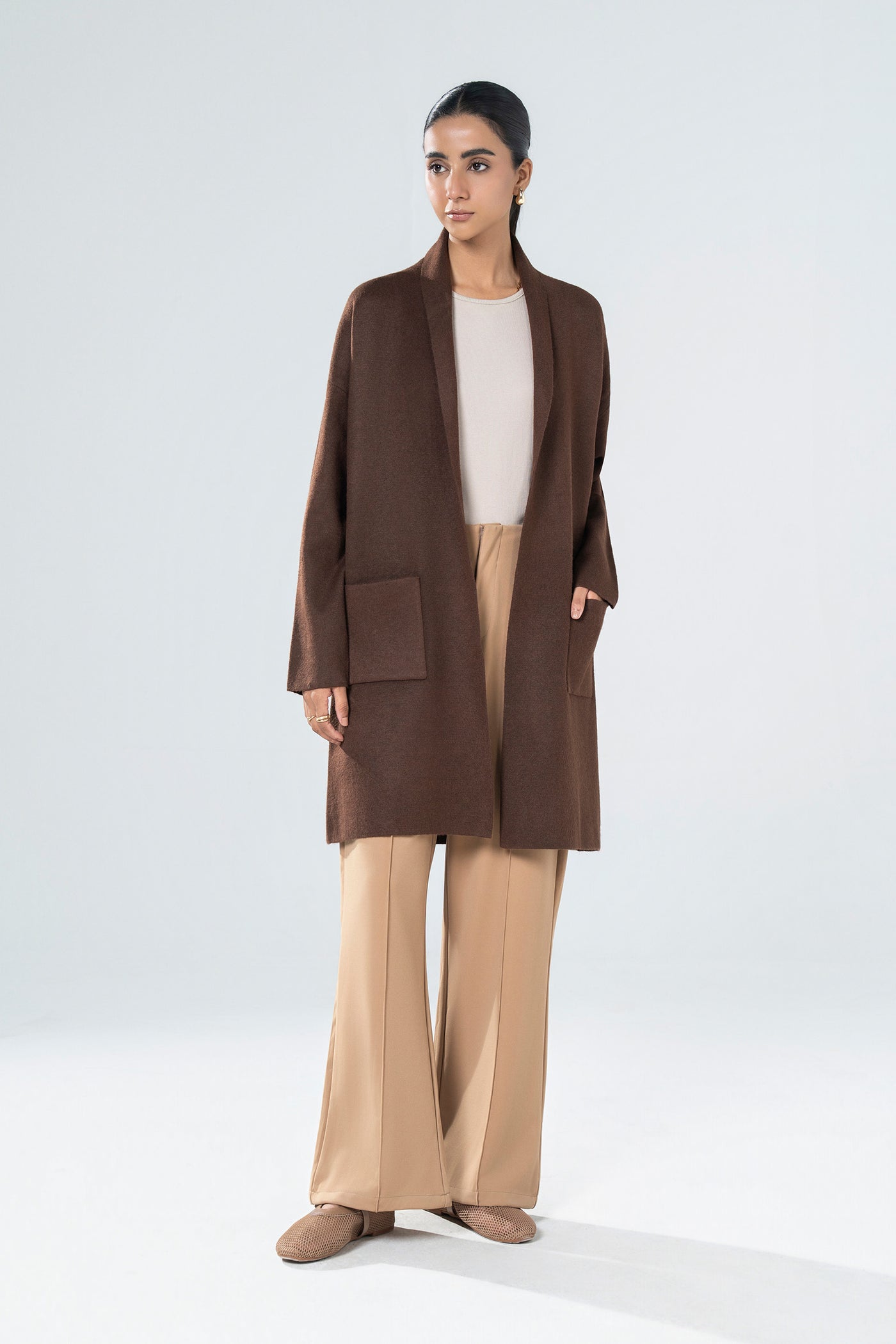 Knitted Shawl Cardigan