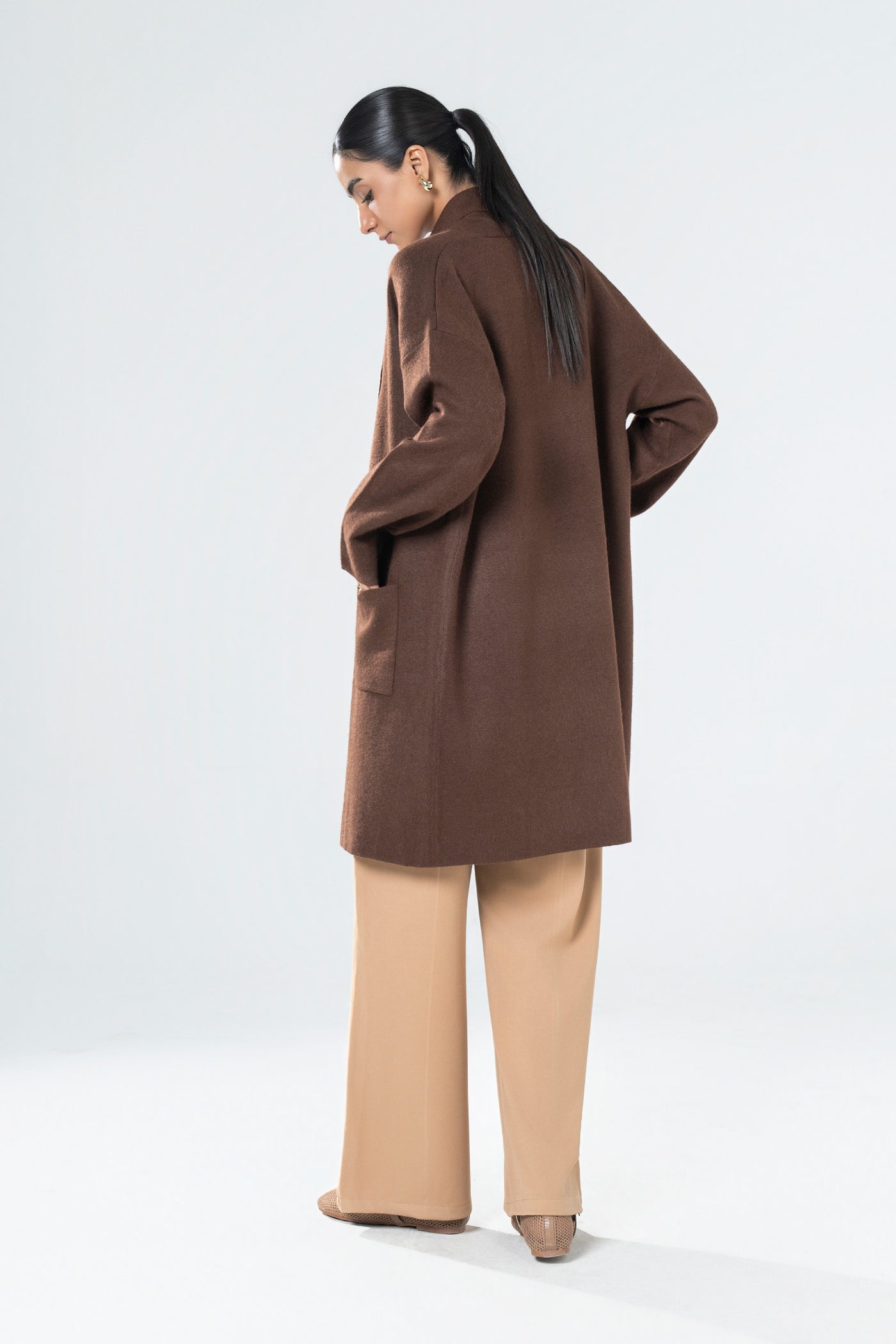 Knitted Shawl Cardigan