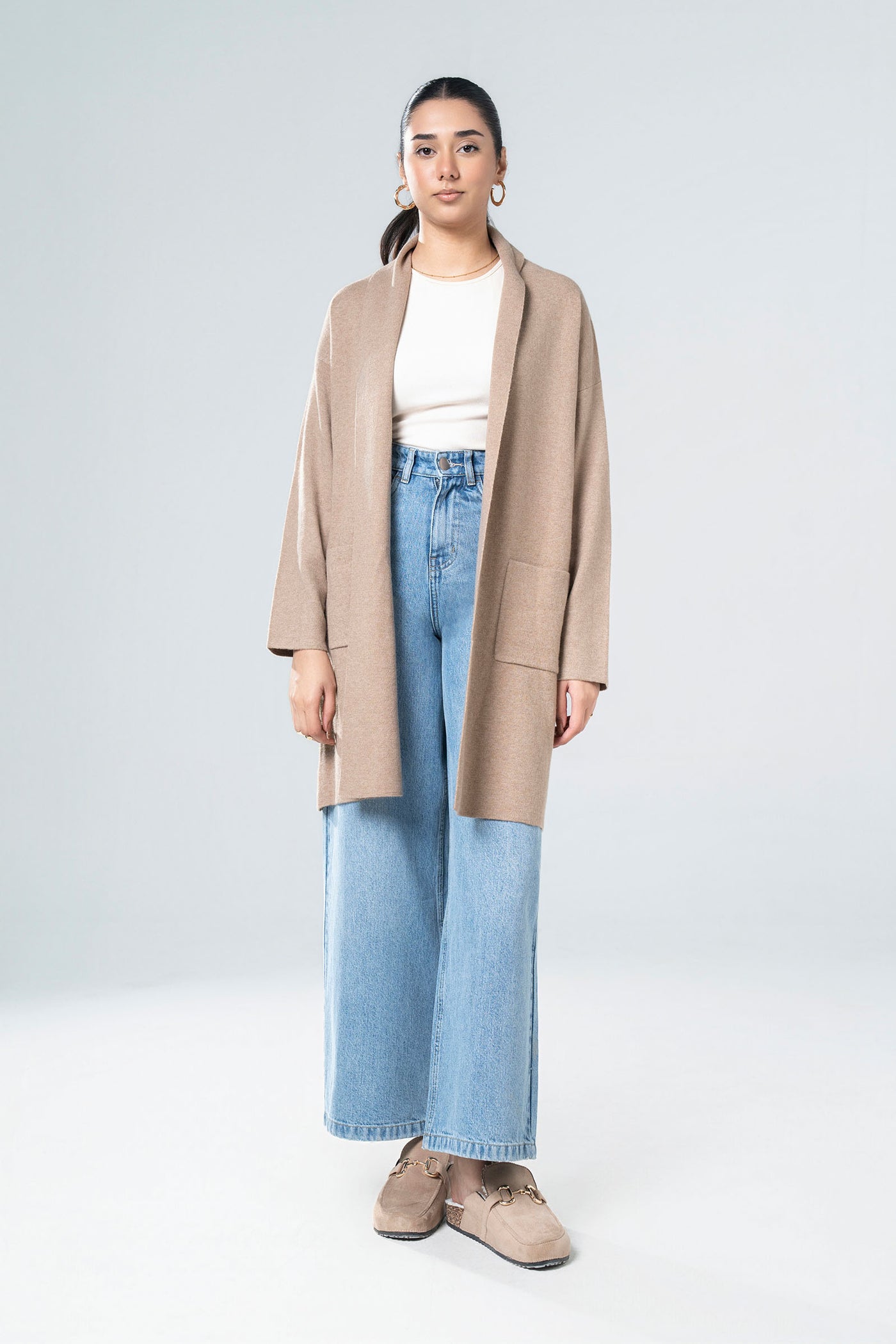 Knitted Shawl Cardigan