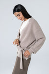 Knit Wrap-Around Sweater