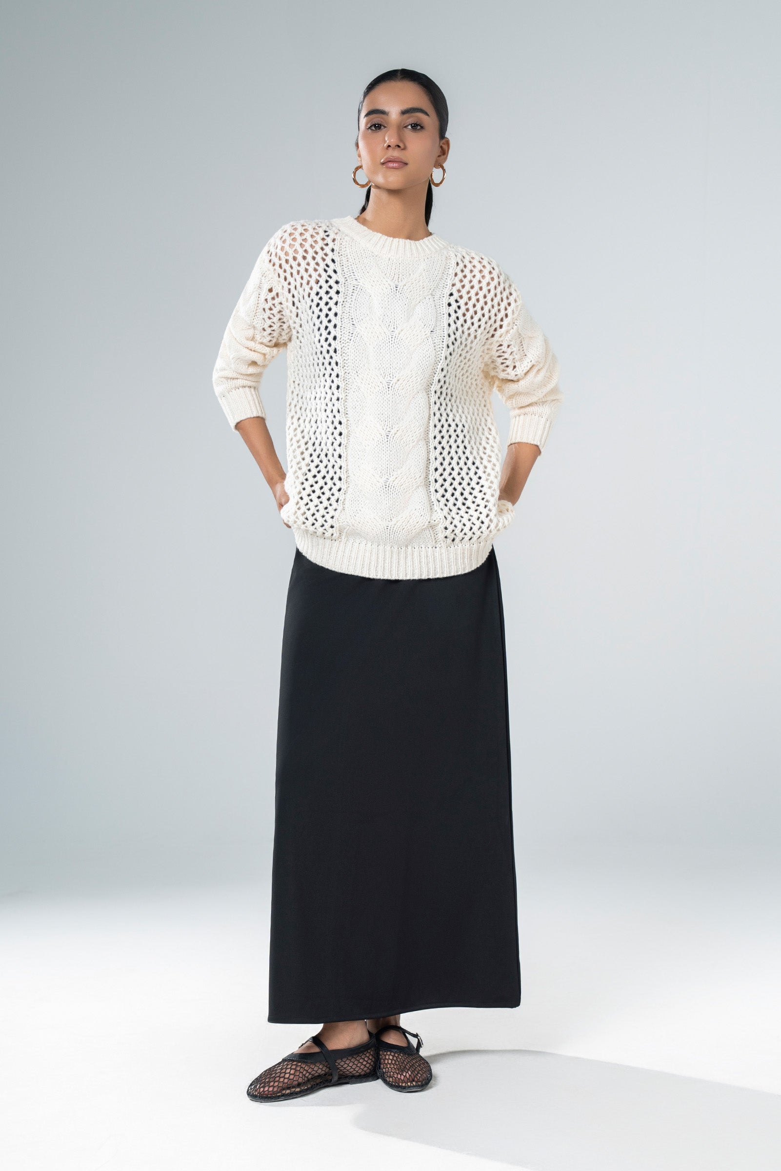 Everyday Cable-Knit Sweater