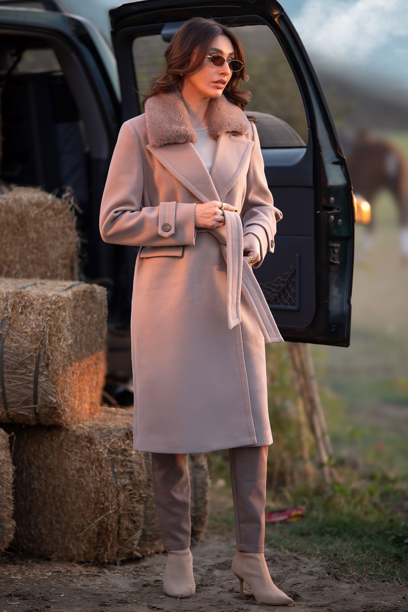 Belted Wool Coat