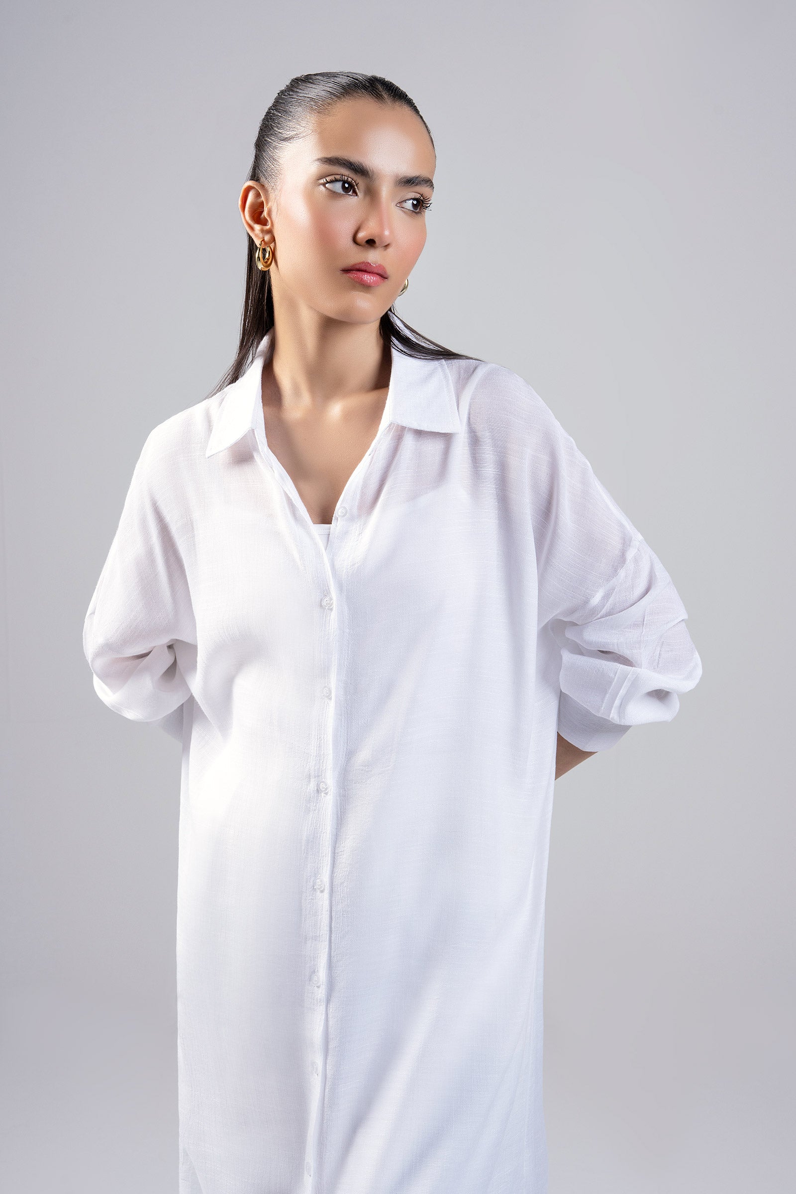 Long Button Down Shirt Dress