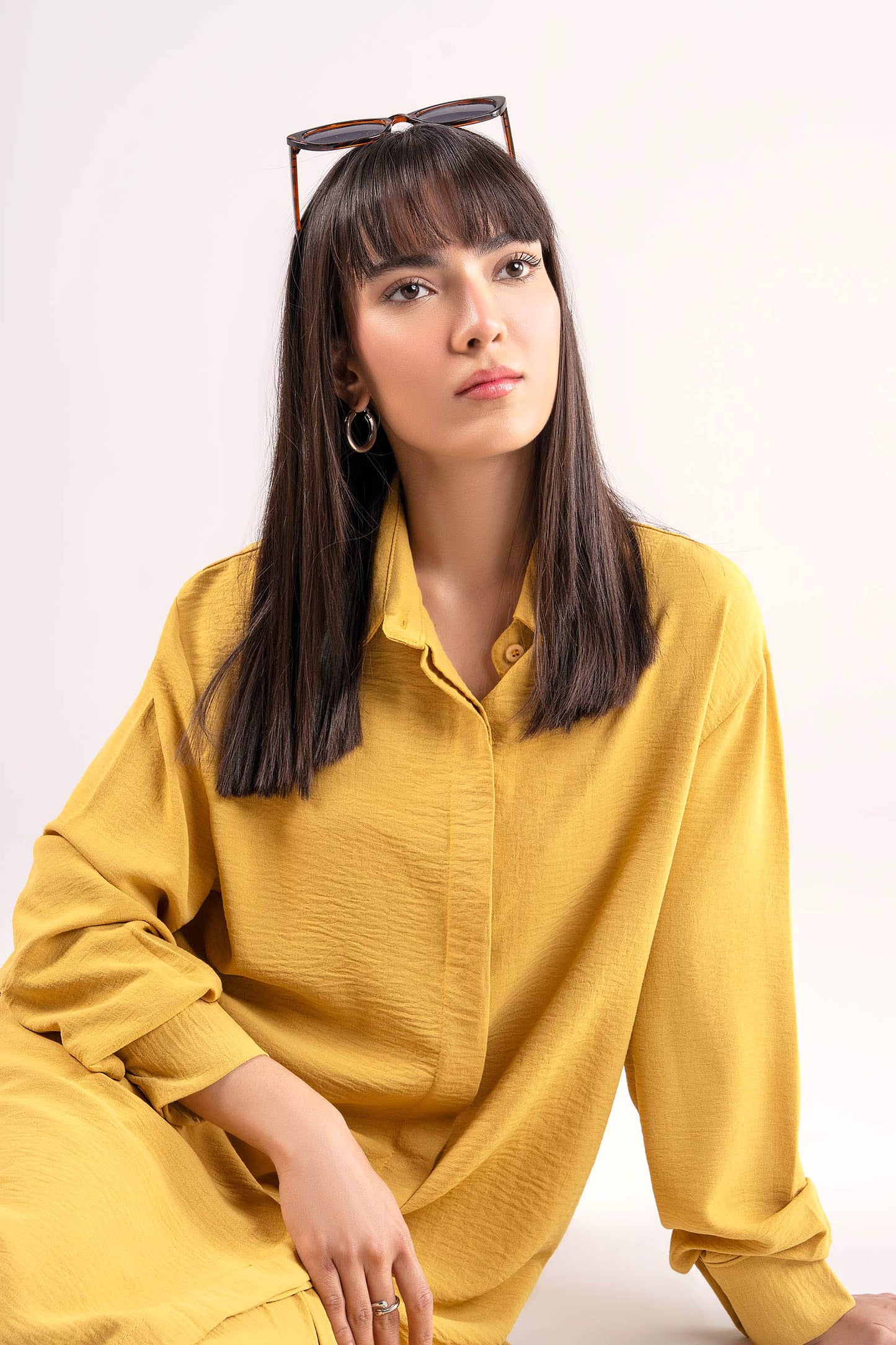 Long Button Down Co-Ord Set