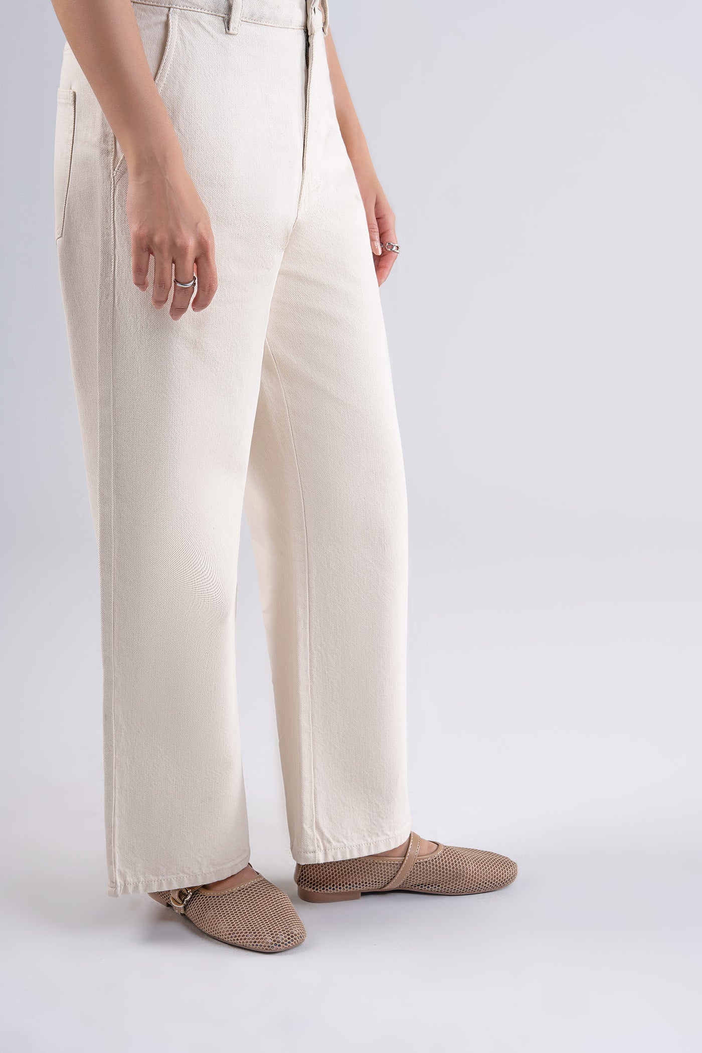 Cropped Wide-Leg Jeans