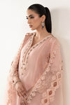 3 Piece Embroidered Raw Silk Suit