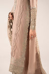 3 Piece Embroidered Raw Silk Suit