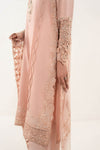 3 Piece Embroidered Raw Silk Suit