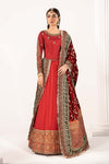 3 Piece Embroidered Raw Silk Suit