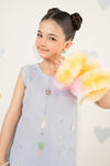 2 Piece Embroidered Organza Suit