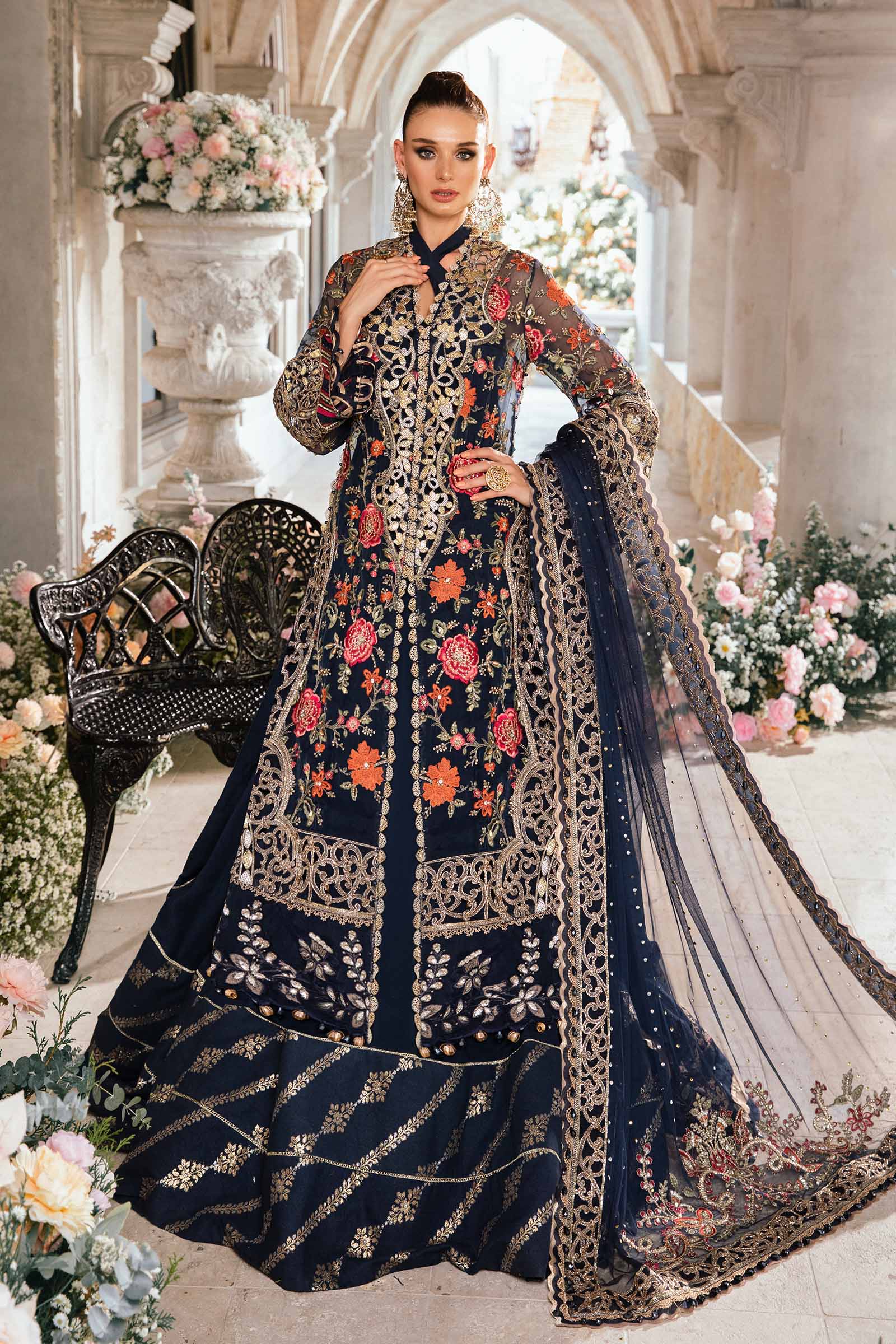 Video preview - 3 Piece Unstitched Embroidered Suit | BD-2808