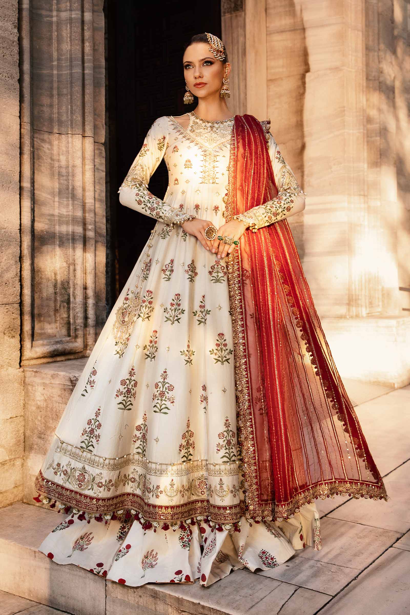 Video preview - Unstitched Embroidered Cotton Satin Suit | CST-801