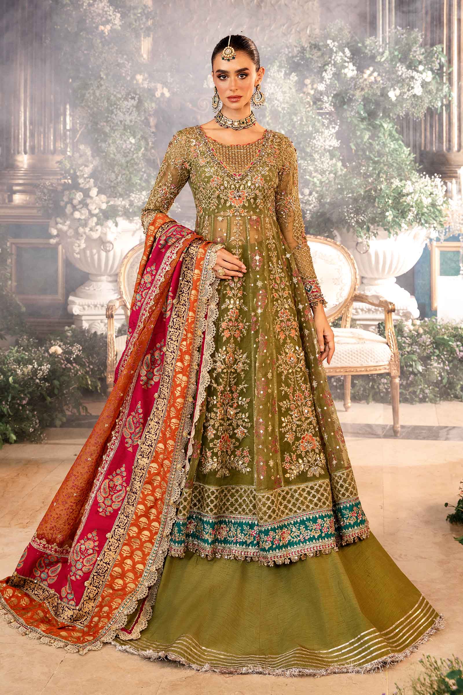 Video preview - 3 Piece Unstitched Embroidered Organza Suit | BD-2906