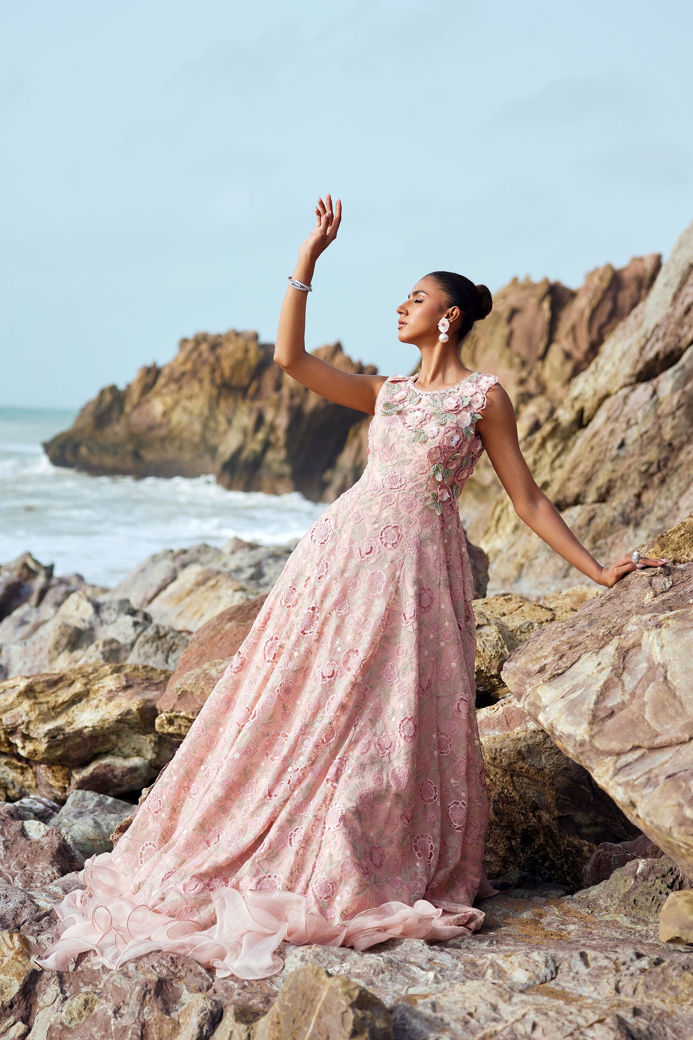 M.Luxe Fabrics Peach LF-520-A