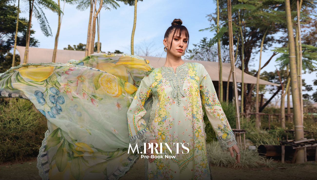 M prints Unstitched Maria B