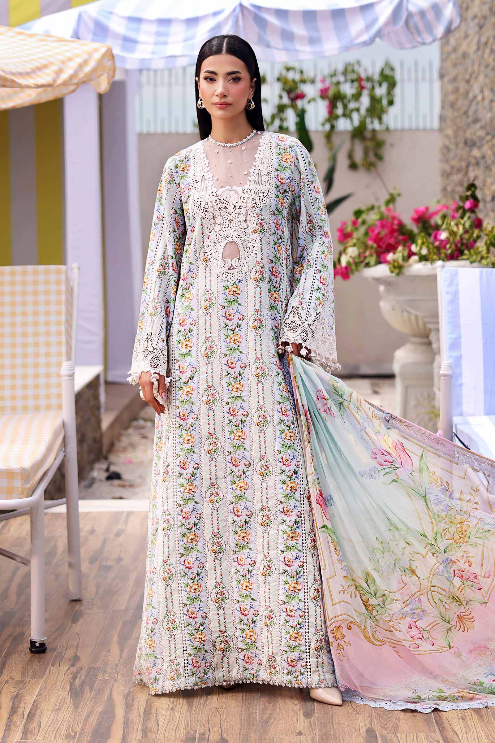 Video preview - 3 Piece Unstitched Embroidered Lawn Suit