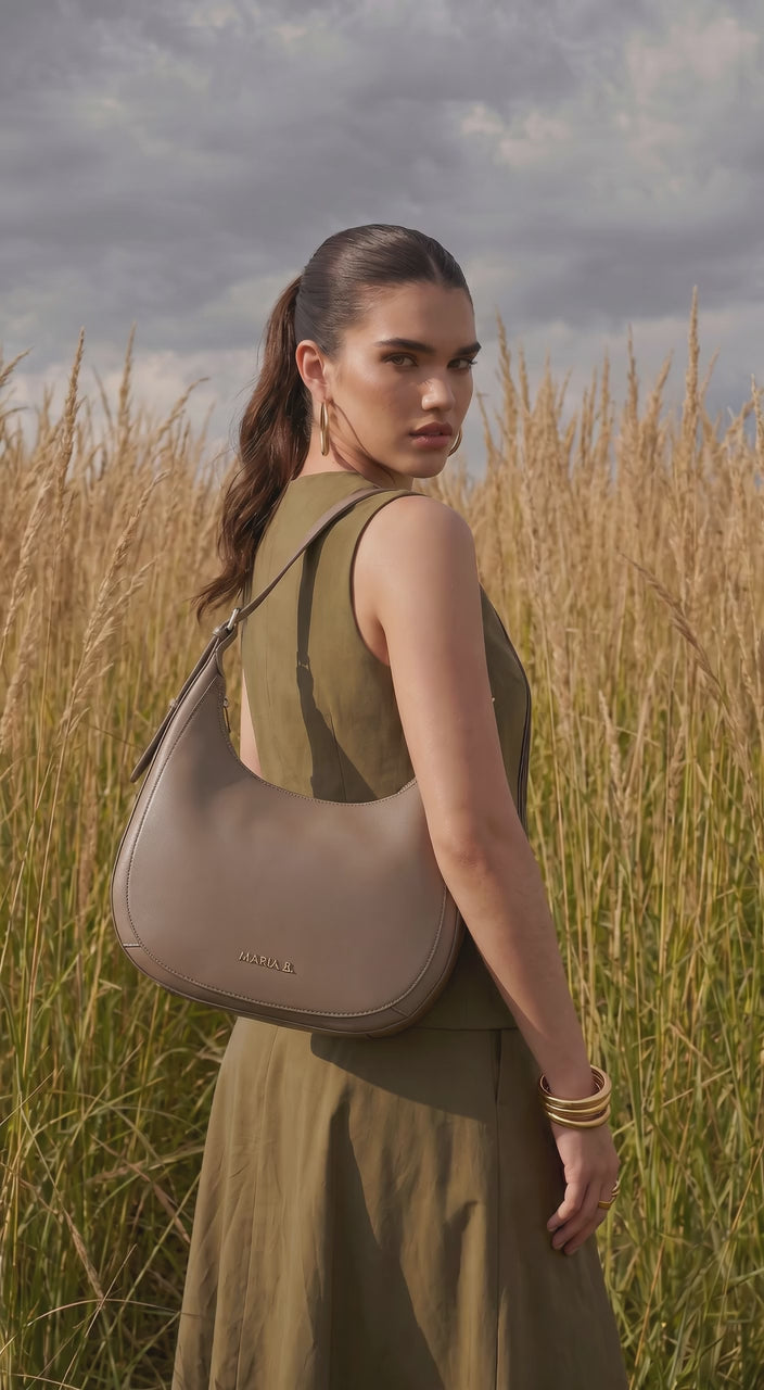 Crescent Hobo Bag
