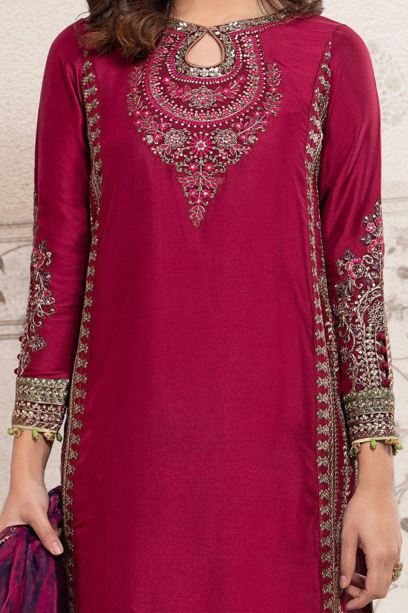 3 Piece Embroidered Suit