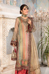 Unstitched MBROIDERED - Bronze, Maroon and Carrot pink (BD-2207)