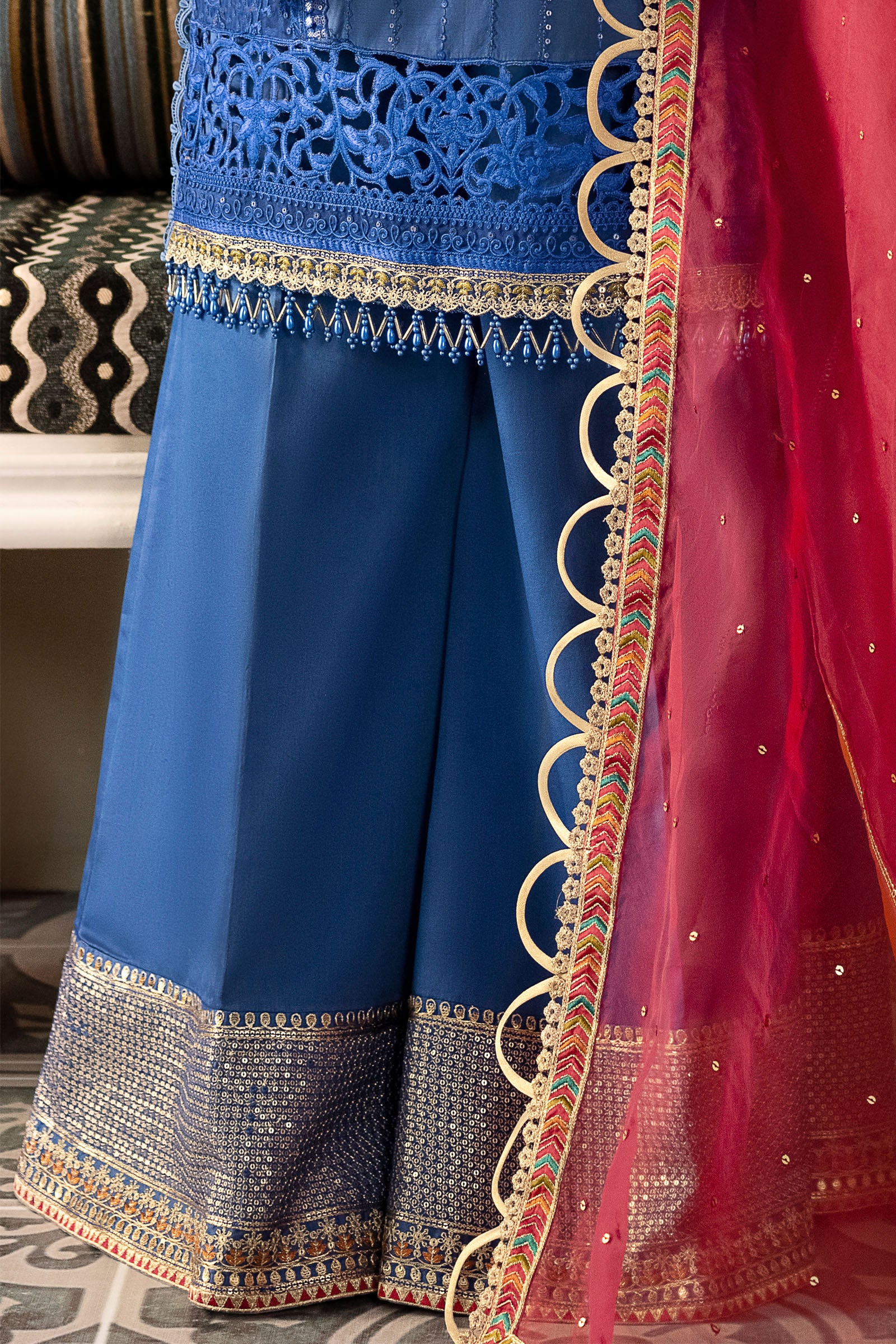 Unstitched Sateen - Cobalt Blue CST-608
