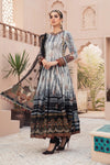 Unstitched Lawn EL-21-04-Black and Kora