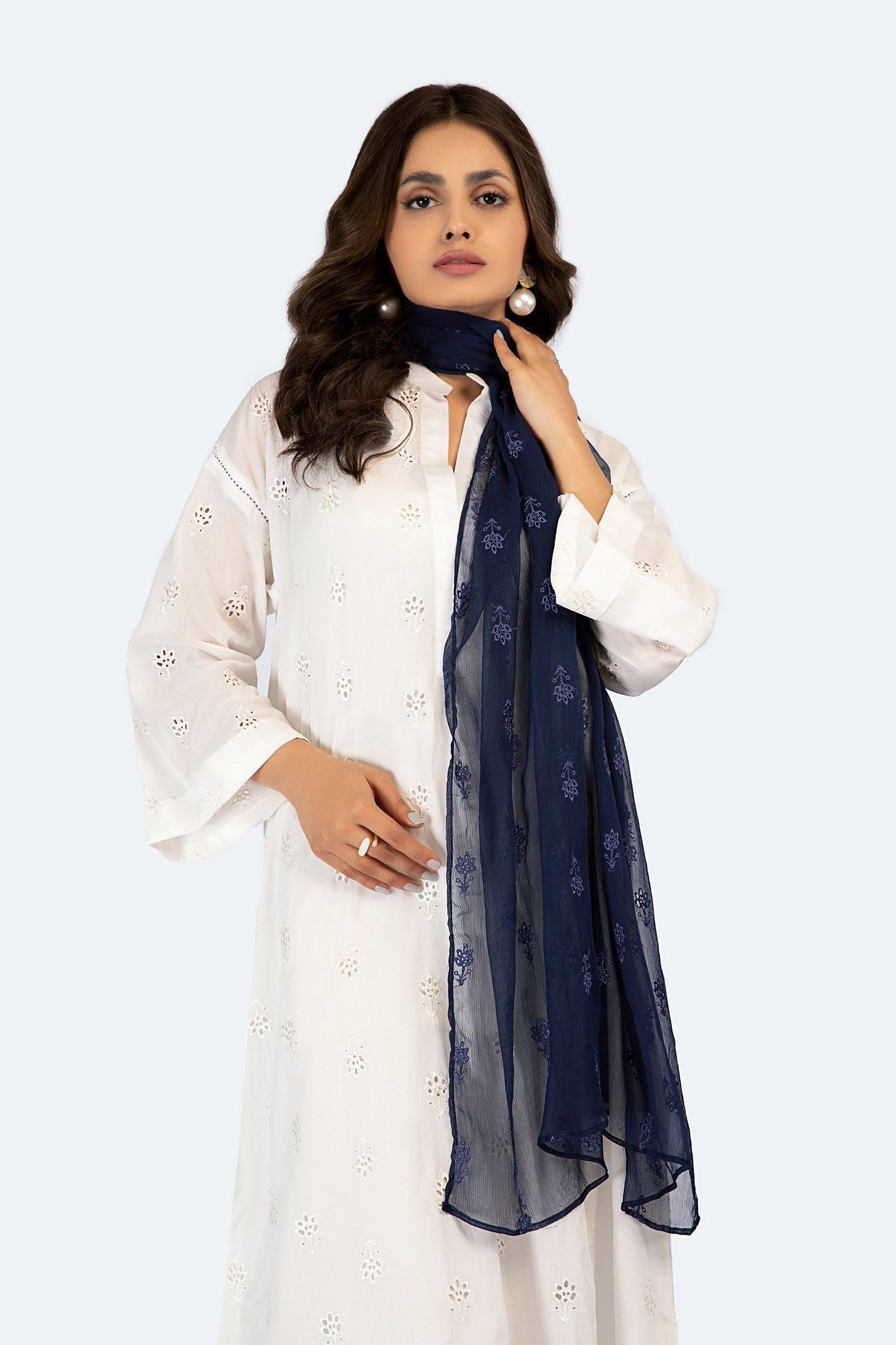 Scarf Blue MB-EF23-154