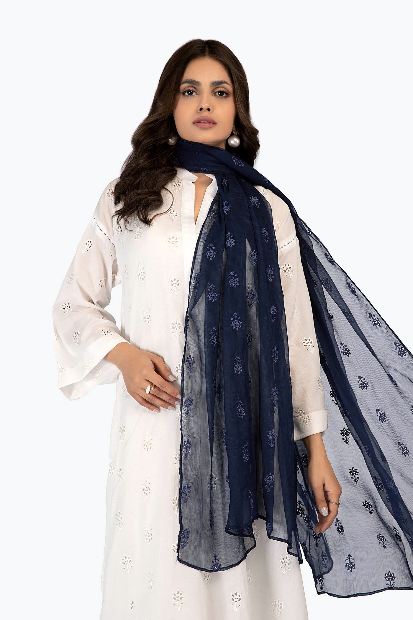 Scarf Blue MB-EF23-154