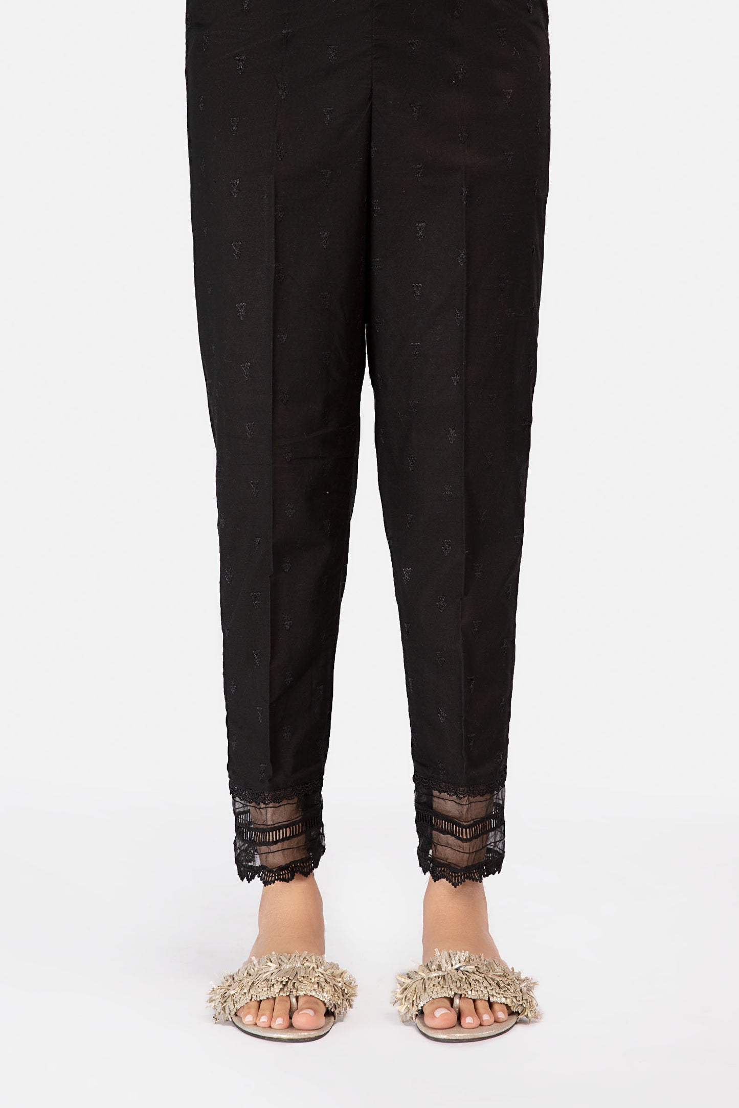 Embroidered Cambric Trouser | MB-EF23-90
