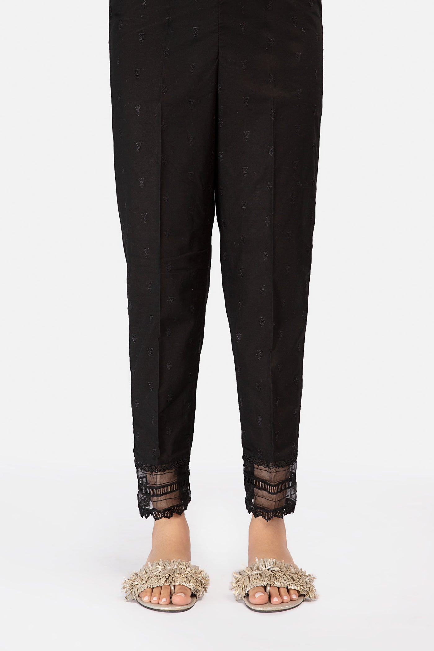 Embroidered Cambric Trouser | MB-EF23-90