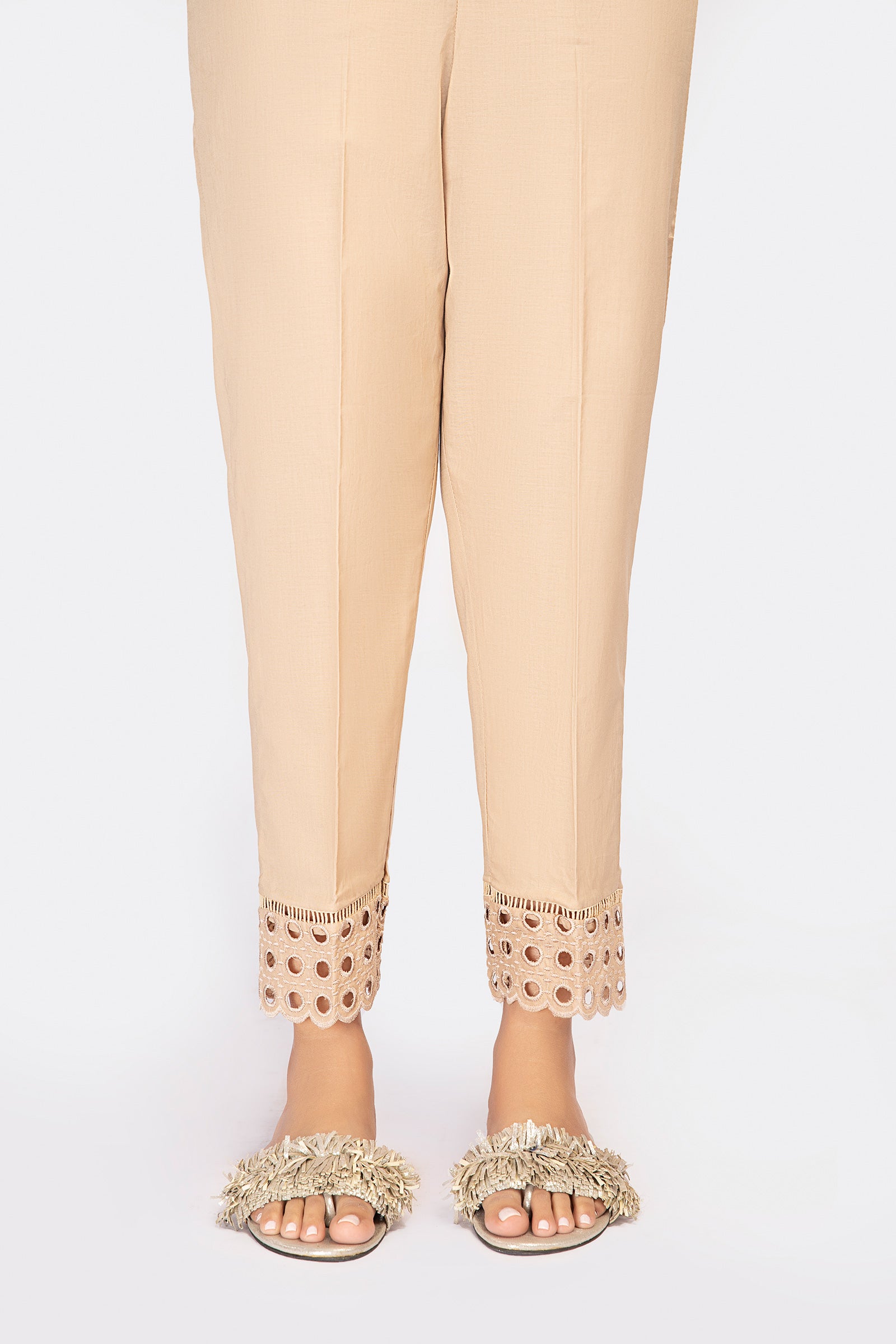 Embroidered Cambric Trouser