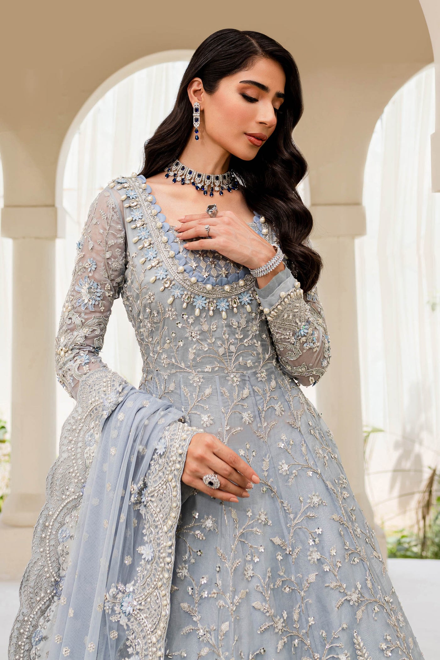 Maria B. Couture Ice Blue MC-904