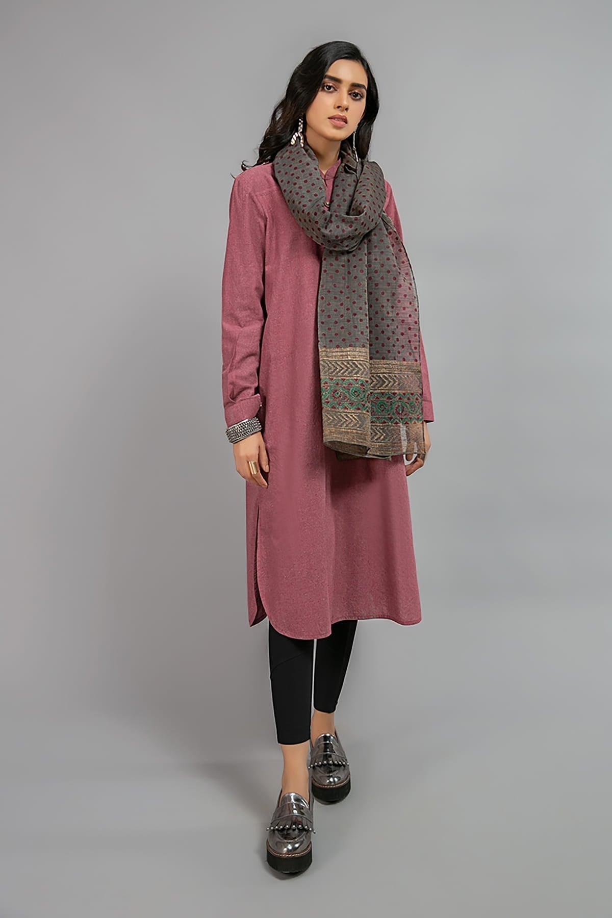 Scarf Dupatta MG-W20-50-Grey