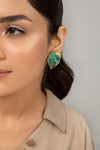 Earrings Green AER-W21-010