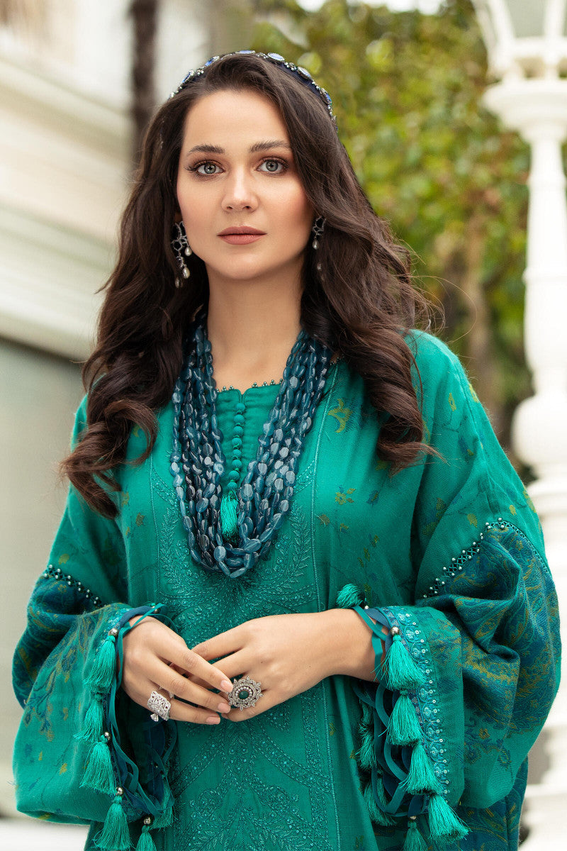 Unstitched Linen DL901Sea Green Maria.B. Designs (PK)