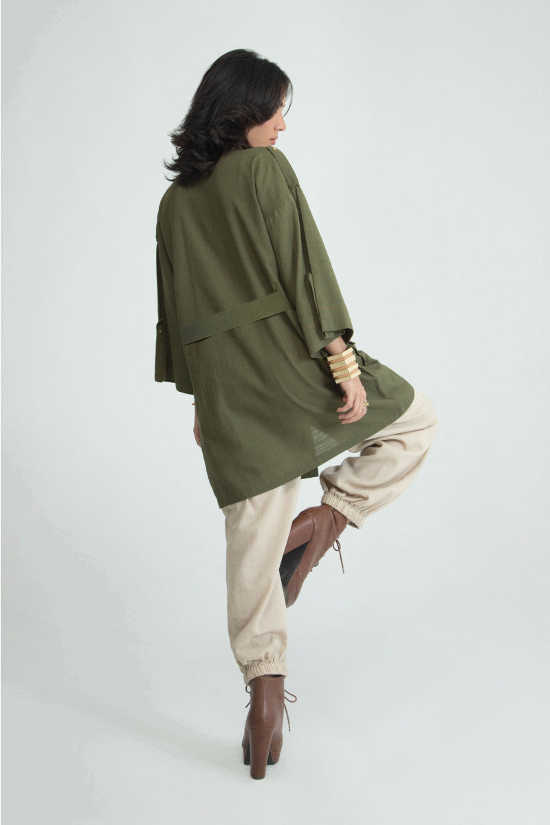 Shirt Green MB-W22-118